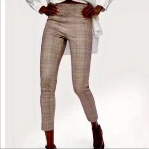 NWT Zara Basic Faux Suede Leggings, Size S